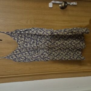 Elegant Navy and Cream Women's Camisole